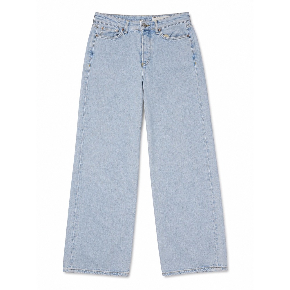 Rag & Bone Wide Leg Jeans Blossom Light Wash Cotton Lyocell 26